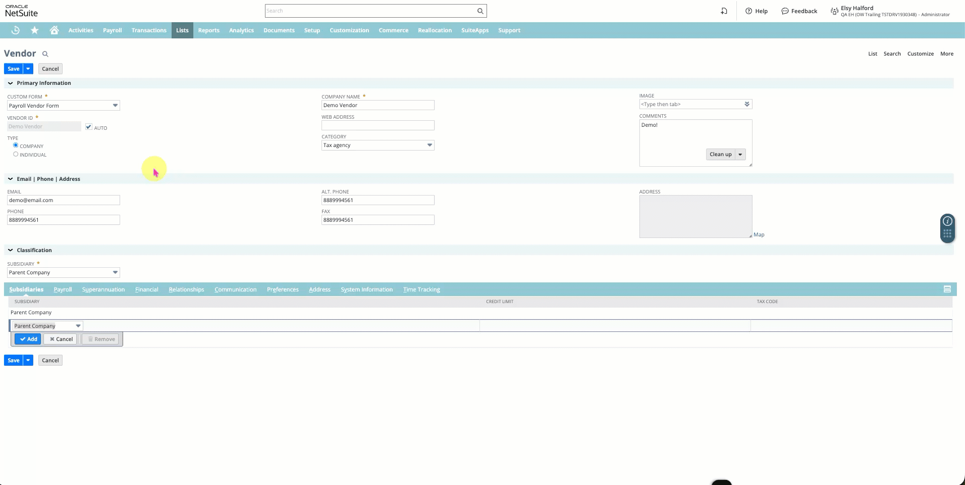 Vendor video 2 payroll tab.gif